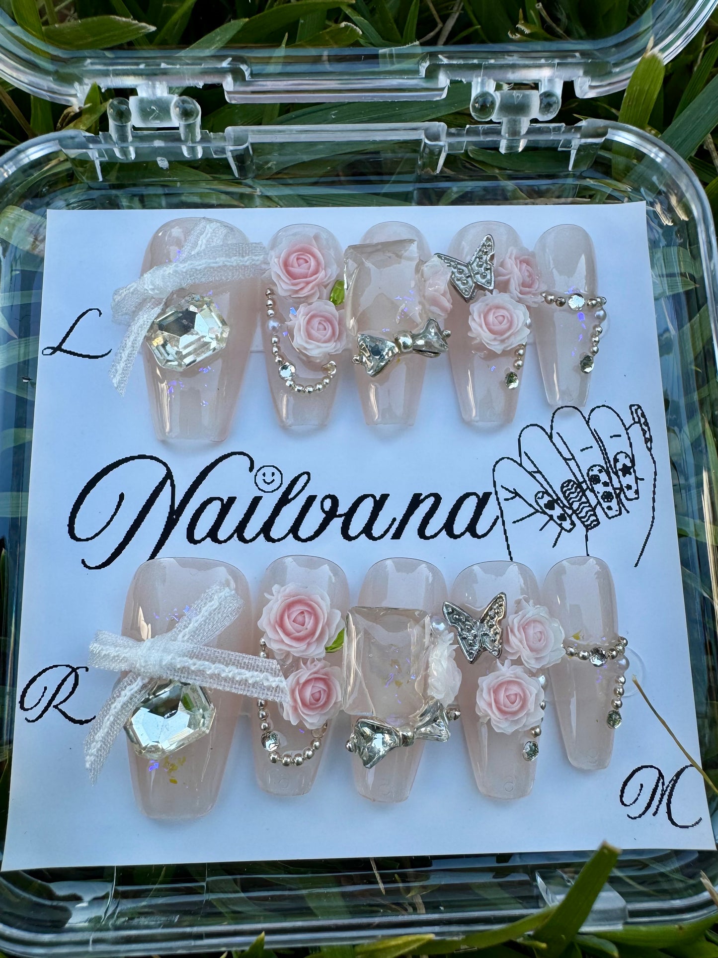 Light Pink with Beautiful White Rose