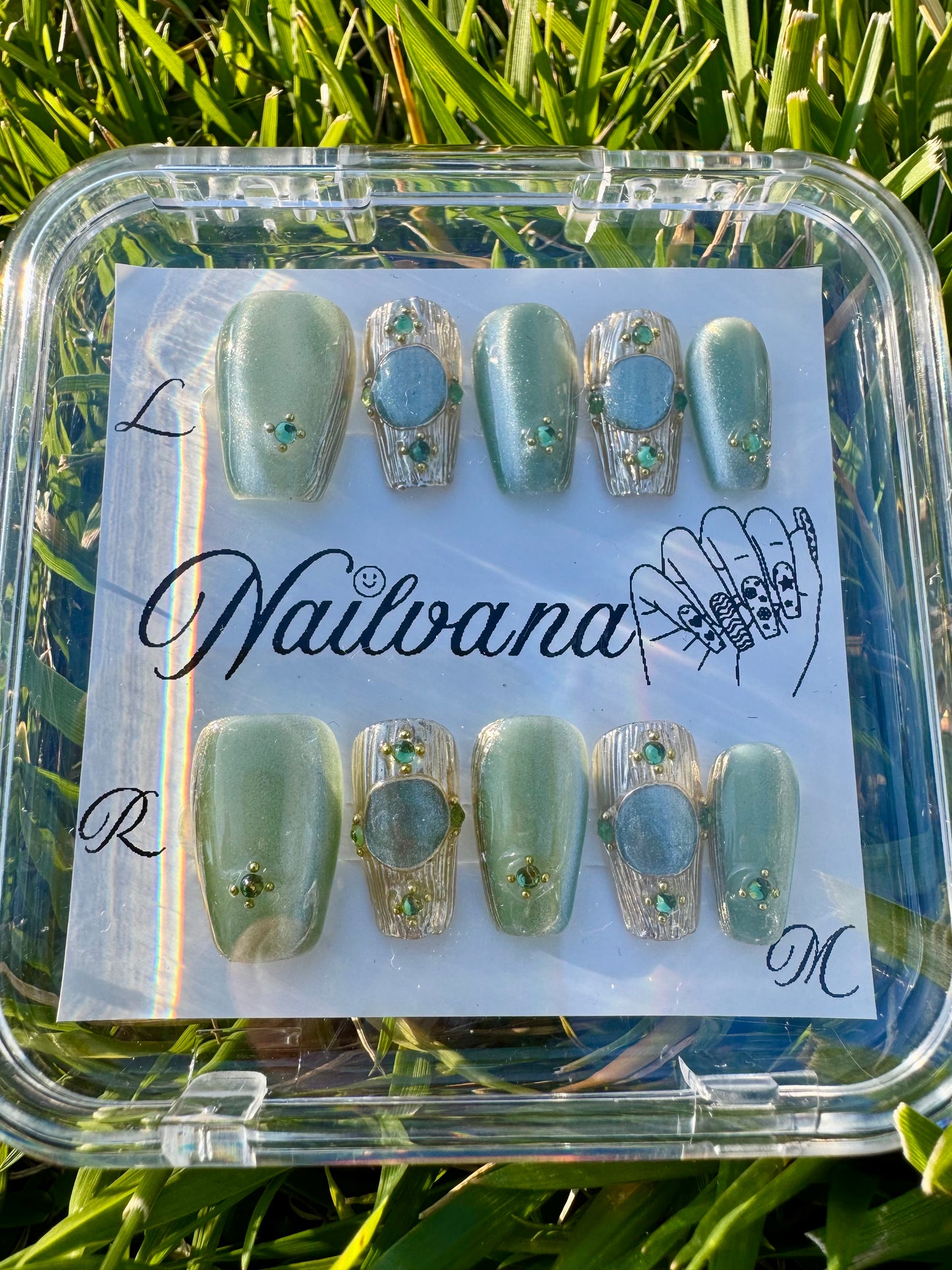 Elegant Green and Gold Emerald