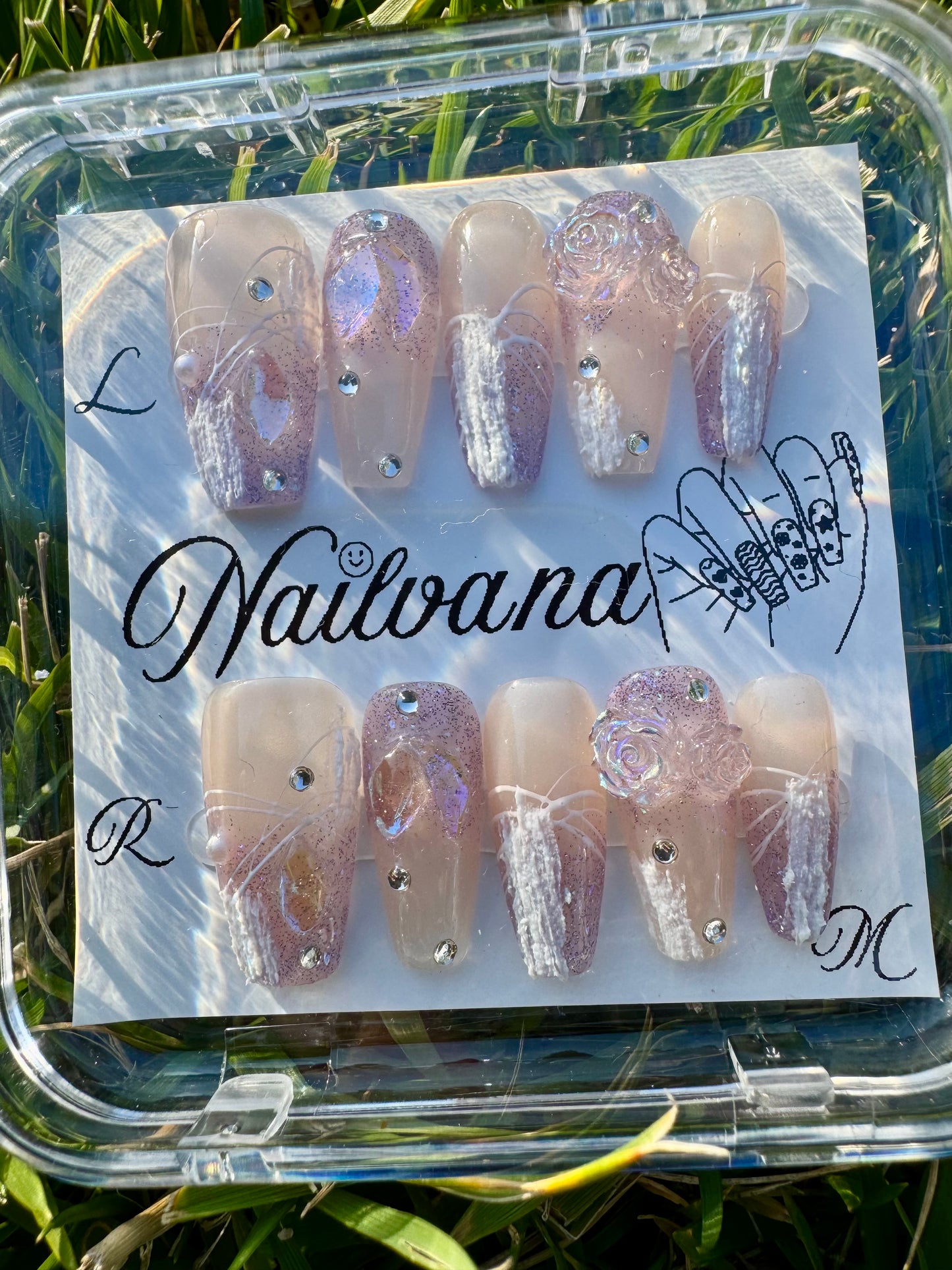 Luxurious Light Pink Rose and Tips