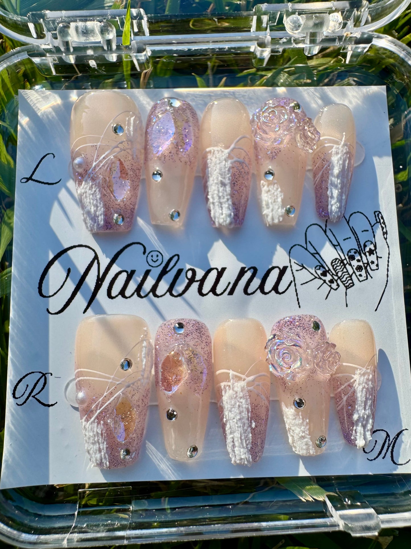 Luxurious Light Pink Rose and Tips